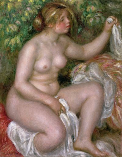 Nach dem Bad, 1910 von Pierre Auguste Renoir